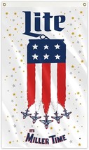 Miller Lite Flag Beer Flag 3x5 Ft Flag For Man Cave Pub Bar Decor Banner... - $19.19 CAD