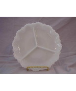 Anchor Hocking Milk White Divided Relish Dish - $200.30 MXN
