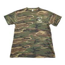 Anvil Shirt Mens M Brown Camouflage Troop 796 Ridge Ward Short Sleeve Tee - $15.82