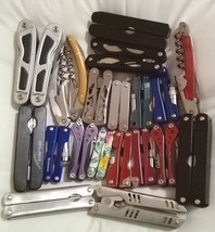 TSA Lot x20 Folding Multi Tools Knives Dewalt Columbia Samsonite Ozark #6 - £42.52 GBP