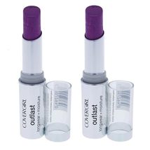 COVERGIRL Pack of 2 Outlast Longwear Lipstick, Vixen Violet 940 - £19.20 GBP