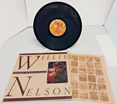Willie Nelson Vinyl There&#39;ll Be No Teardrops Tonight Used Record Album - £7.82 GBP
