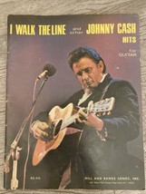 1970 I Walk The Line And Other Johnny Cash Hits Guitar Songbook See Full List - £11.64 GBP