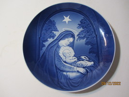 VINTAGE BING &amp; GRONDAHL MOTHER MARY &amp; JESUS CHRISTMAS COLLECTOR PLATE - £16.02 GBP