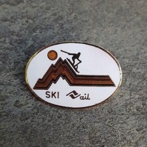 SKI VAIL Mountain Slope Resort Travel Skiing Hat Souvenir Lapel Pin Colorado - £8.78 GBP