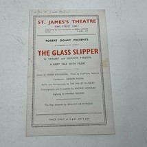 Playbill Theater Program St. James Theatre The Glass Slipper - $36.90