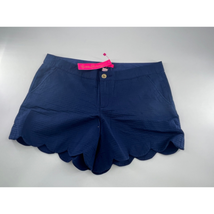 Lilly Pulitzer Shorts Womens Size 10 True Navy Buttercup Stretchy Dressy... - £41.17 GBP