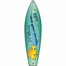 Dreams Novelty Mini Metal Surfboard MSB-076 - £13.33 GBP