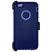 For I Phone 5/5s/SE 2016 Heavy Duty Case w/Clip Dark BLUE/BLUE - £5.40 GBP