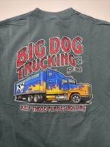 big dog shirts Men Sz S / M Trucking Keep Those Puppies Rolling 2001 Vtg... - $64.31