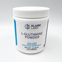 Klaire Labs L-Glutamine Powder 12.38 oz 351 g Exp 2/24 - $34.99