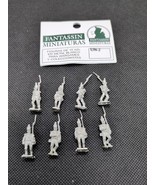 Fantassin Infantry Holding Bayonet Rifles 15mm Metal Miniatures UN-2 - $19.79