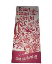 Chicago Summer Carousel Pamphlet 1967 - £18.21 GBP