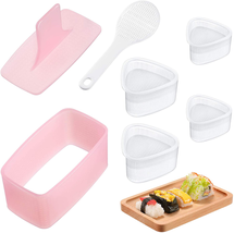 6 Pieces Non Stick Spam Musubi Maker Set Includes 4 Pieces Triangle Sushi Molds - £13.26 GBP