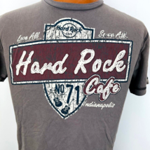 Hard Rock Cafe T Shirt Medium No 71 Love All Serve All Indianapolis Embr... - £23.62 GBP