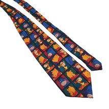 Pooh Mens Necktie Tie Designer Accessory Work Office Dad Gift Tigger Eeyore - £21.93 GBP