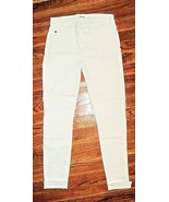 HUDSON Suzzi Jeans White Women Midrise Size 26 Waist Ankle Super Skinny - $88.11