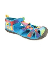 Keen Youth Kids Seacamp II CNX Sandal Hybrid Water Sandal Blue Tie Dye S... - £22.12 GBP