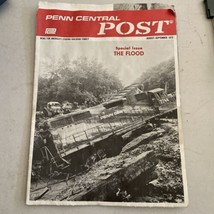 Vintage Penn Central Post Employee Magazine Aug-Sept 1972 Train Railroad - £11.37 GBP