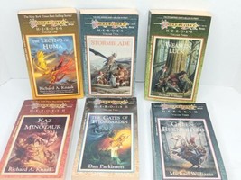Vtg Set Lot Of 6 Dragonlance Saga Heroes I &amp; II Complete 1 2 3 Of Each PB Books - £26.58 GBP