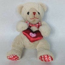 Soyea Valentine Bear Red Heart Love Plush Stuffed Animal 6&quot; - £12.42 GBP