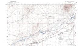 Rose Creek Quadrangle, Nevada 1958 Topo Map USGS 15 Minute Topographic - £17.51 GBP