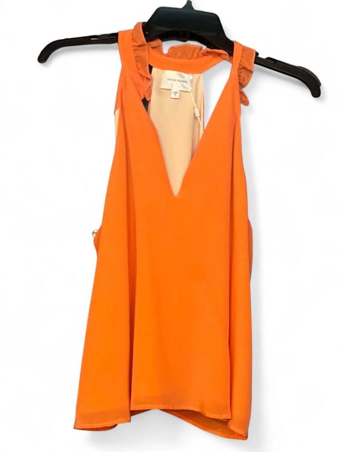 Lavender Brown Women&#39;s V-Neck Top Size M - $103.95