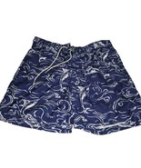 Nautica Swim Trunks Board Shorts Men XXL Blue Lined Swordfish Print Beac... - £12.22 GBP