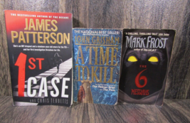 3 Mystery Paperback Books James Patterson Mark Frost John Grisham - £7.76 GBP
