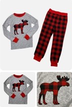 Eddie Bauer ~ Unisex ~ Plaid Buffalo Check Fleece ~ 2 Piece Pajama Set ~... - £14.71 GBP