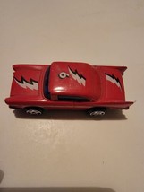 Vintage Diecast Car Blue Box Toys Red &#39;57 Chevy Chevrolet 1980s #6 - £15.31 GBP