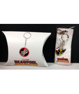 Movie Superhero Deadpool and Wolverine Best Friends Keychain Heart Neckl... - $19.75