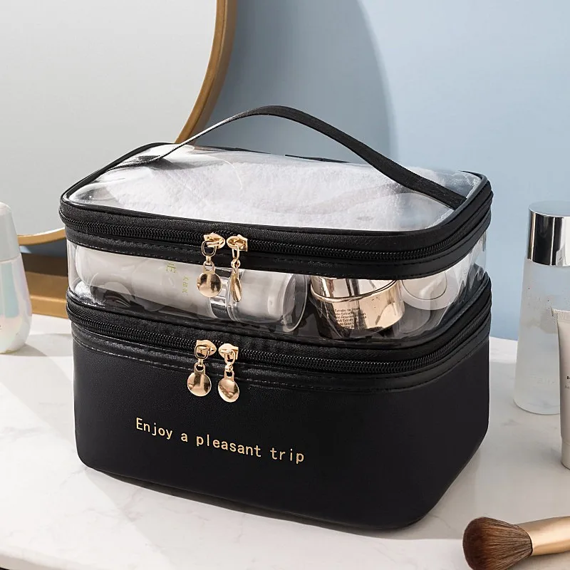 Women Cosmetic Bag Large Capacity Makeup Bag Bathing Washing Pouch Travel Toilet - $63.20