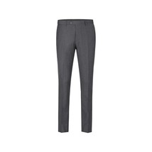 Men Renoir Flat Front Suit Separate Pants Slim Fit Soft Feel 202-1 Charcoal image 13