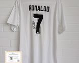 Cristiano Ronaldo Signed Autograph Real Madrid Soccer Jersey (2017) With... - £249.15 GBP
