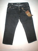 New NWT Big Star Evan Crop Womens Jeans 27 Dark Gray Black Skinny 26 X 19.5 Capr - £92.79 GBP