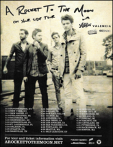 A Rocket To The Moon On Your Side 2011 Tour Dates b/w advertisement ad print - $4.50