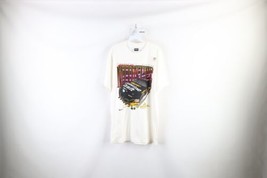 NOS Vintage 90s NASCAR Mens large Spell Out Rusty Wallace Midnite Racing T-Shirt - £51.72 GBP