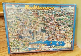 Vintage 1990 City of Baltimore Buffalo Games 504 Piece Puzzle SEALED - £55.06 GBP