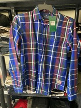 Scotch &amp; Soda Flannel Regular Fit Plaid Shirt Multicolor-Size Small - £39.94 GBP