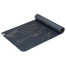 Gaiam Dry-Grip Yoga Mat - 5mm Thick Non-Slip Exercise &amp; Fitness Mat for ... - £77.43 GBP