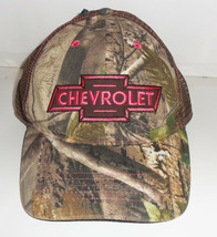 Nwt Womens Gm Chevrolet / Realtree Apg Camouflage Novelty Baseball Hat - £18.94 GBP