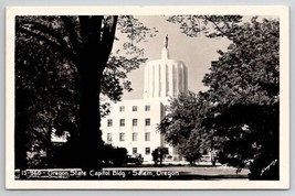 RPPC Oregon State Capitol Building Salem Real Photo Postcard B41 - £5.49 GBP