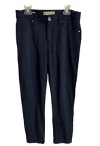 Calvin Klein Jean Womens Size 6 Leggings Stretch 5 Pocket  Navy Blue - £12.92 GBP