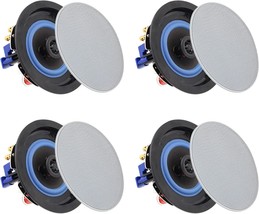 Herdio 4 Inch 320 Watts 2-Way Bluetooth Ceiling Speakers Package Perfect For - £105.55 GBP