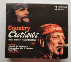 Country Outlaws Johnny Paycheck Willie Nelson (CD, 2007, 2 Disc Set) - £7.89 GBP