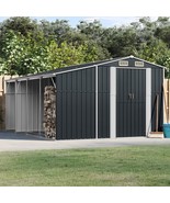  Garden Shed Anthracite Galvanized steel, Polypropylene Large - €1.260,65 EUR