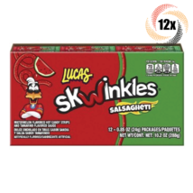 Full Box 12x Packs Lucas Shwinkles Salsagheti Watermelon Mexican Candy | .85oz - £12.60 GBP