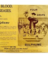 Sulphume Blood Purifier 1897 Advertisement Victorian Quack Medicine DWHH13 - £22.53 GBP