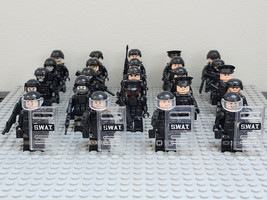 SWAT Team Special Forces 24 Custom Minifigures + Accessories - £23.52 GBP